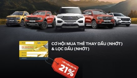 Thẻ dầu nhớt & lọc dầu nhớt (tên goi khác: thẻ OSP) là sản phẩm mà khách hàng sẽ trả trước cho toàn bộ phụ tùng dầu máy và lọc dầu trong tương lai khi mang xe vào làm bảo dưỡng theo lịch khuyến nghị